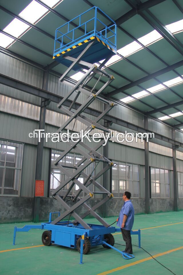  Mobile hydraulic scissor lifter platform