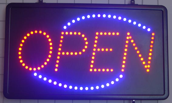 Open Led Sign