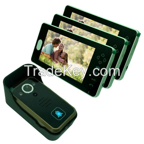 1 Camera 2 Monitors Door Phone Long Range Wireless Video Intercom