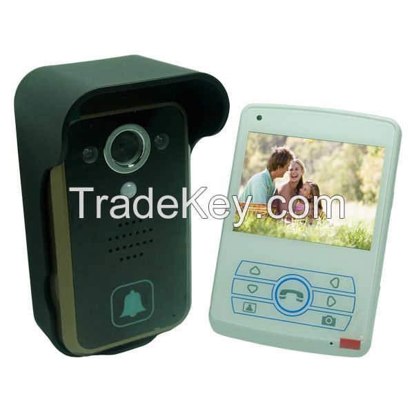 2.4GHz Wireless Digital Video Door Phone Intercom with Remote Door Release