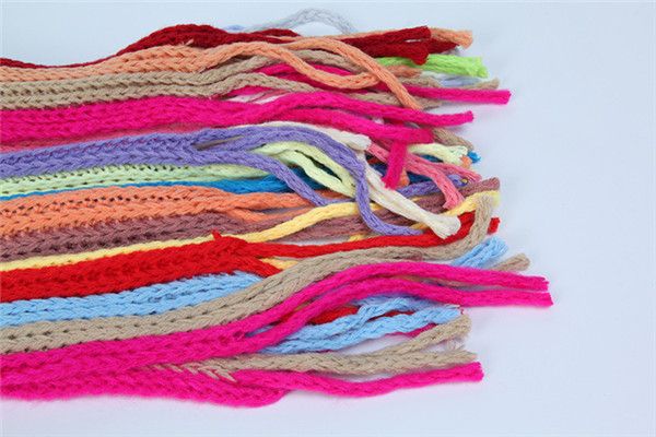 Acrylic Striped Knitted Scarves