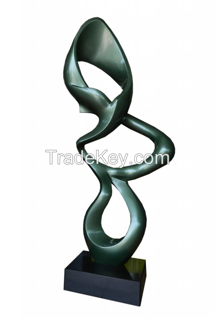 Stainless steel abstract art sculpture statues