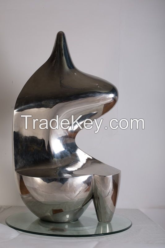 Stainless steel abstract art sculpture statues