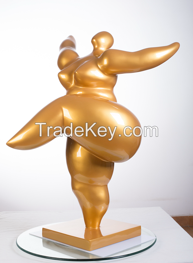 Fiberglass Resin Sculptures large size sculpture fat lady sculpture