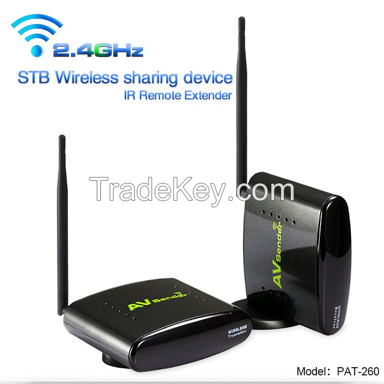 2.4G 350m Penetrable Wireless Receiver TV Signal Transmitter for Home Entertainment PAT-260