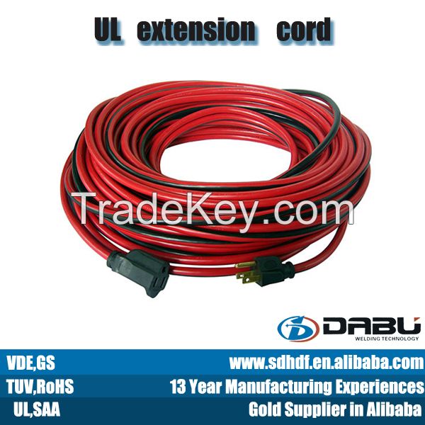 UL SJTW 3*16awg extension cord  