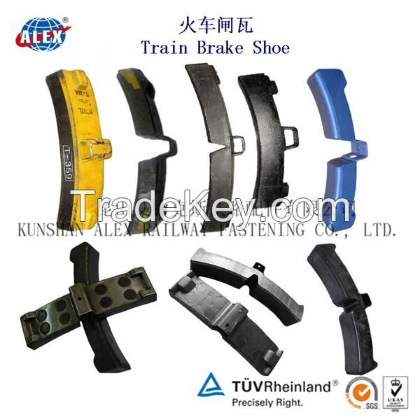 Train Brake Block, Railway brake pad, railroad brake shoe