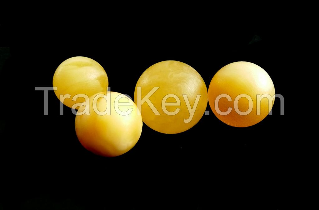 Natural baltic round amber beads