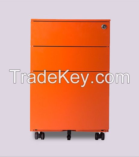 steel /metal drawer cabinet, movable/mobile file cabinet