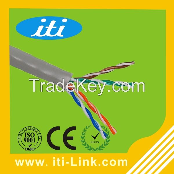 UTP Cat5e Network Cable Cu standard cat5e LAN cable with CE/ISO/ROHS approved