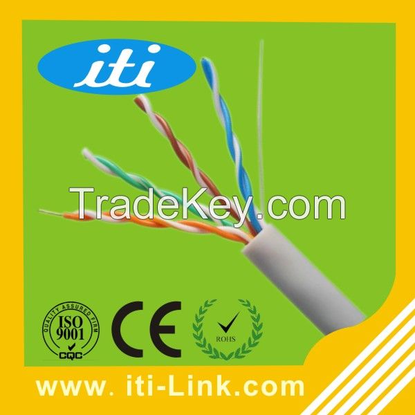 UTP Cat5e Network Cable Cu standard cat5e LAN cable with CE/ISO/ROHS approved