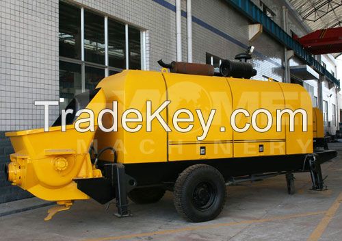 Haomei HBT100 trailer concrete pumps 