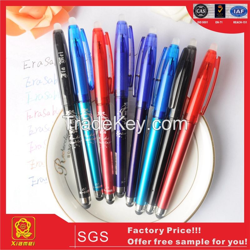 2015 Elegant Promotional Gift Screen- Touch Erasable Gel Pen (X-8809)