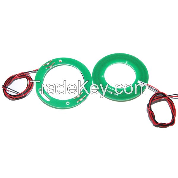 LPKS-0205 slip ring with through bore 46.0mm,Pancake separate PCB design