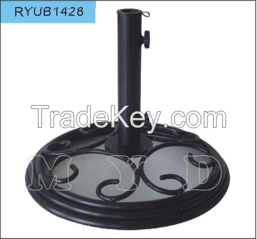 9kgs round cast iron umbrella base