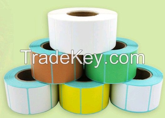 Wholesale Thermal Self-adhesive Labels Paper Rolls Self-adhesive Stickers Factory