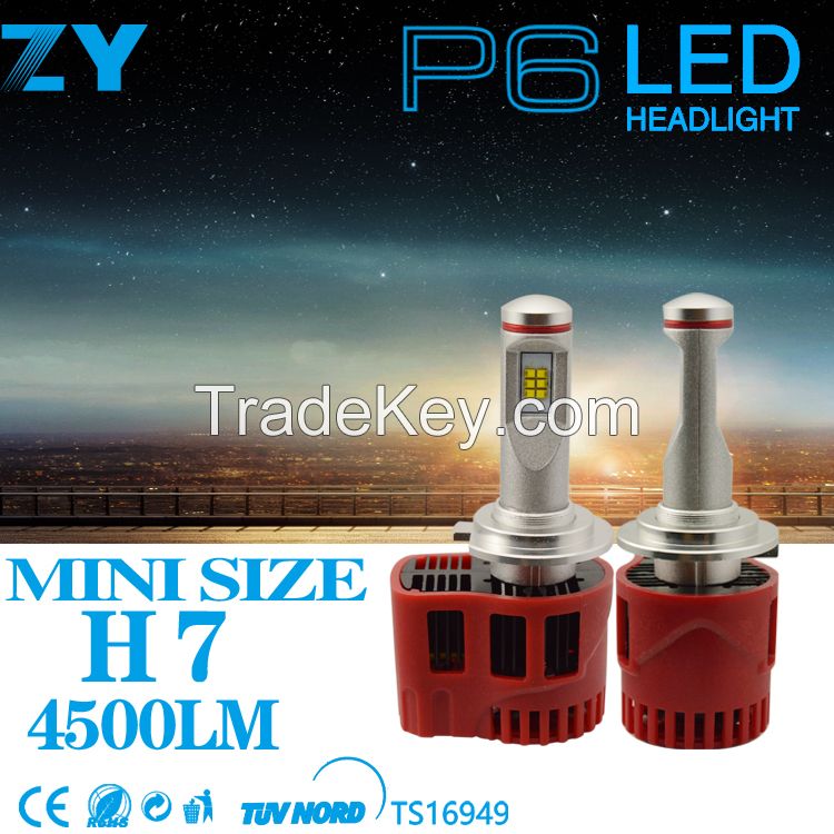 P6  led   car  headlight  bulb  45w  4500lm/bulb