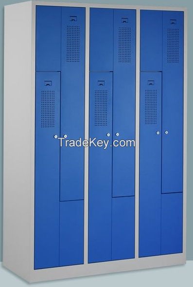 Z shape 6 Units Locker