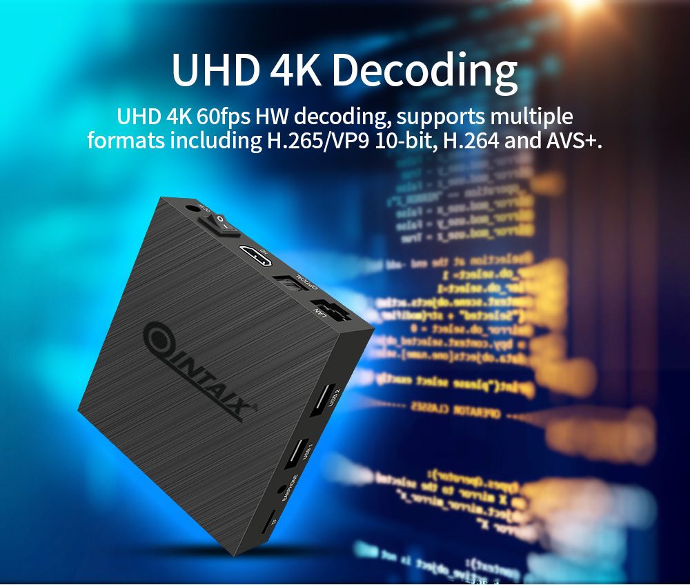 Q9S PRO 4Gb 64Gb 4K Tv Box QINTAIX Android 8.1 Smart Box Tv Amlogic s905x2 Quad Core Media player