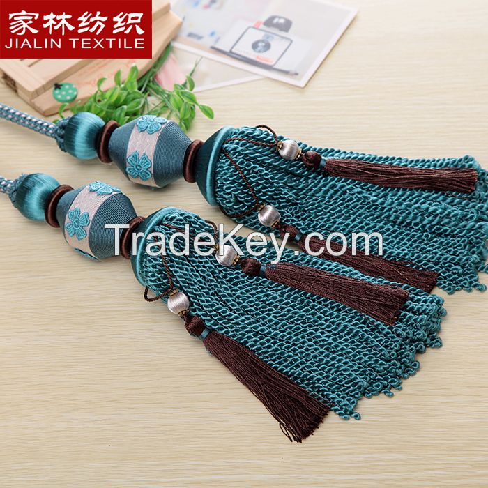 2015 new style tassel fringe tiebacks for curtain