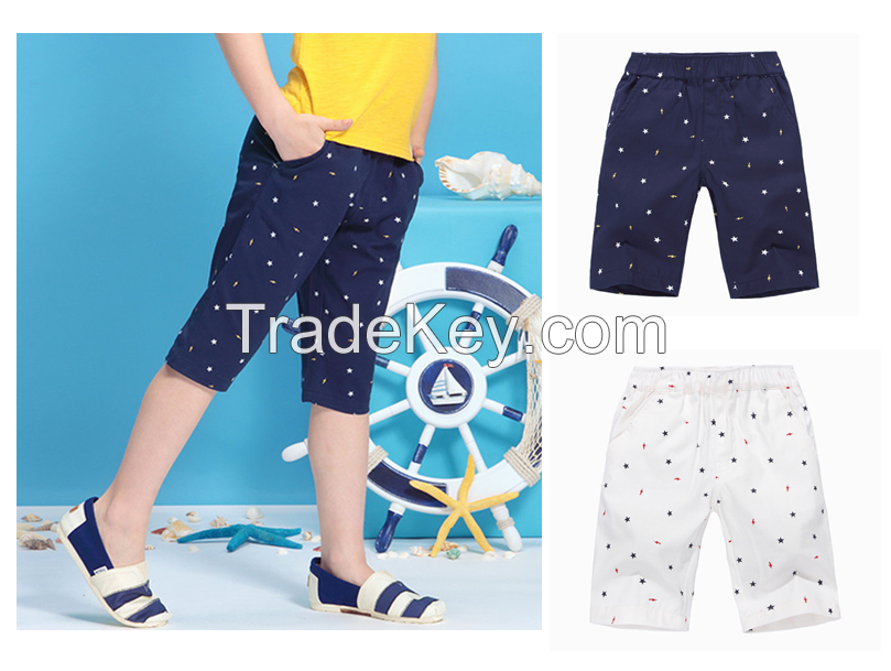 Children&#039;s summer shorts men&#039;s sports pants casual pants thin section tide