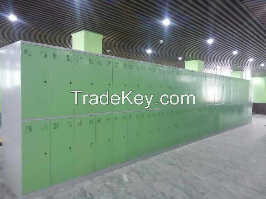 RFID Lock 4 Doors Steel Metal Lockers Wardrobe for Changing Room