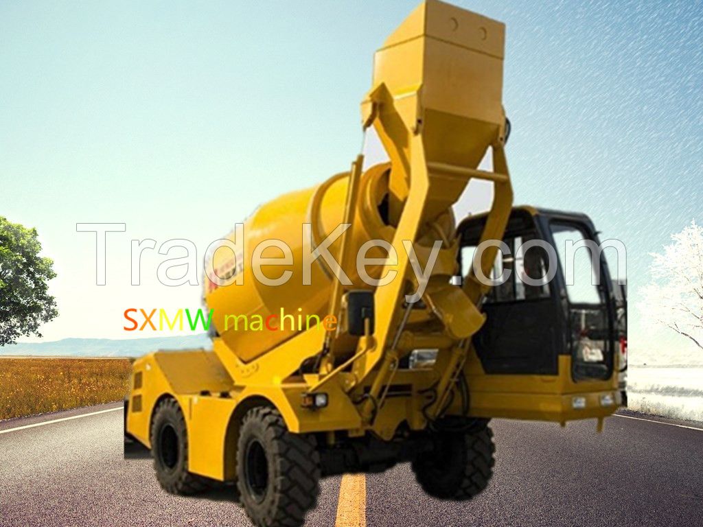 Diesel Engine Drum Mobile Concrete Mixer