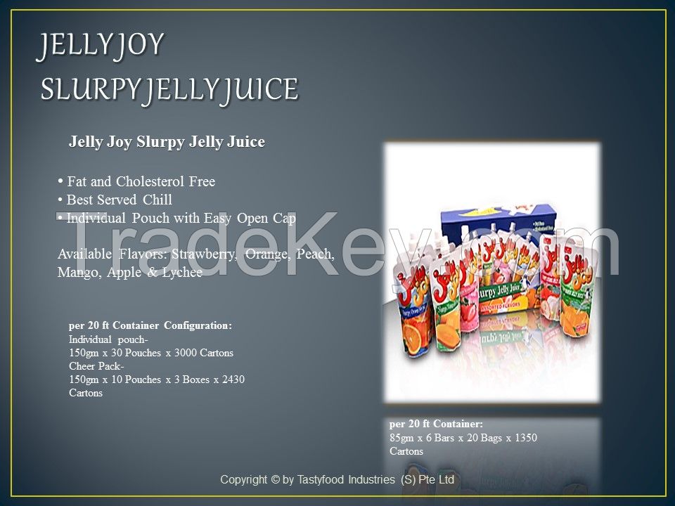 Jelly Joy Jelly Juice Drinks/Jelly Sticks/Jelly Bars