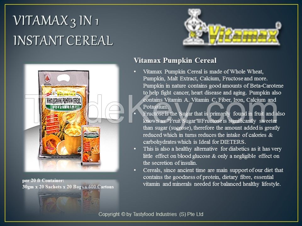 Vitamax Instant Cereal