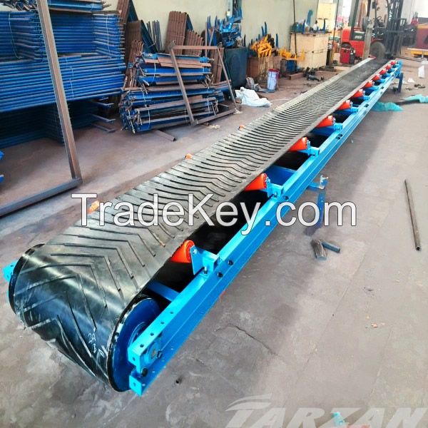 Belt conveyor for stone crusher line,sand making line in industrial production