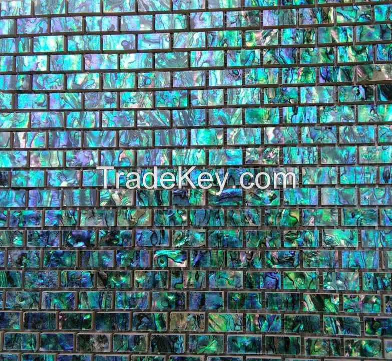 Shell Composite Ceramic tile;mother of pearl tile;Abalone shell mosaic