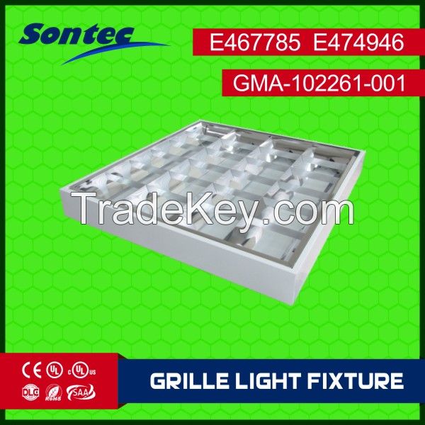 LED grid lamp T8 tubes inside 600mm type Office Grille lamp