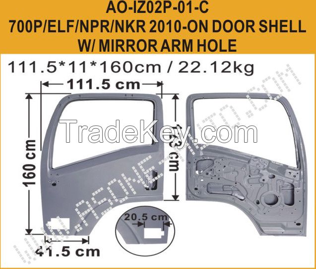 ISUZU Door 700p NPR/NKR/NLR Driver Side Door 2010-ON