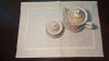 Linen napkins with net...