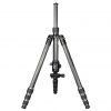 OEM Kingjoy 5 section carbon fiber professional camera photo tripod with bal head max load 12kg