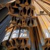 A75 71Mn 43kg R50 R65 Train Steel Rail Used Railway Track in Bulk Used Rail Steel Scrap 22kg Steel Rail