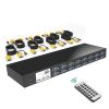 16 Port KVM Console VGA MT-VIKI Rackmount USB VGA KVM Switch 16x1 Switcher 16 in 1 Out + 16 Pack Cables