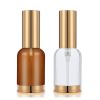 30ml Bottoming Bottle Plant Essential Oil Bottle Yunshan Medicinal Essential Oil Press spray Brown Split Bottle