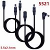 22AWG DC5521 Power Extension Cable, DC5.5x2.1mm Male-Female Power Cable for LED Lights, Security Monitoring Cameras
