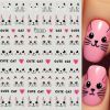  Classic Lovely Cats Dogs 2D Plastic  Nail Art Stickers for Nails Decals