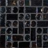 Iridescent Black Glass...