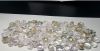Rough natural diamonds