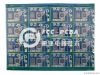 1.0mm FR4 eight layers immersion gold+ half hole PCB
