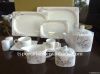 73pcs square fine bone...