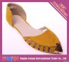 metalic cap toe flat s...