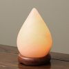 Teardrop Himalayan Salt Lamp Ionic Air Purifier natural night light holistic