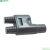 UV Resistant PV3.0 2 to 1 Solar Branch Connector 1000VDC T Branch Connector For mc3 Rubber Connector For Solar System