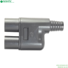 UV Resistant PV3.0 2 to 1 Solar Branch Connector 1000VDC T Branch Connector For mc3 Rubber Connector For Solar System