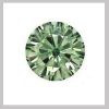 Green Round Cut Moissa...