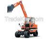 Small wheel excavator ...